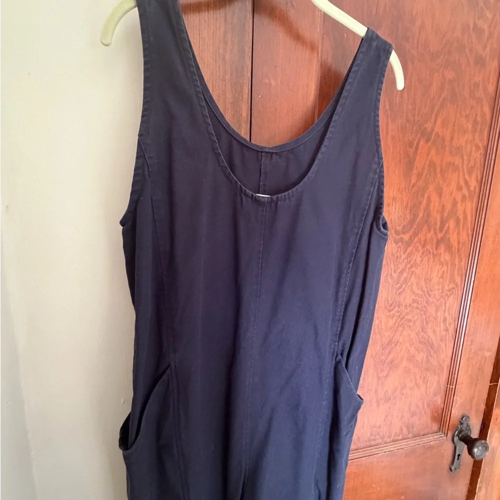 Elizabeth Suzann Navy Sleeveless Jumpsuit - Picture 4 of 7